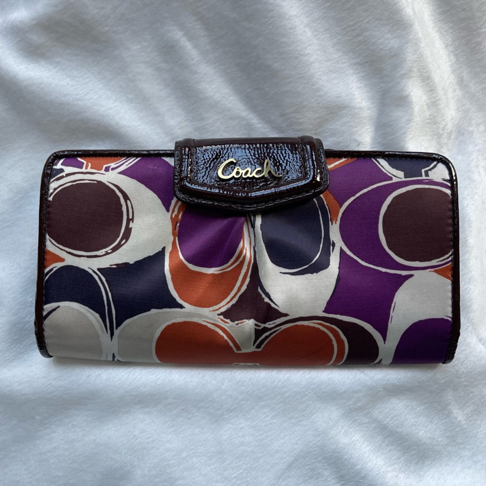 Coach multicolored wallet